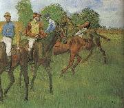 Edgar Degas The horse in the race France oil painting artist